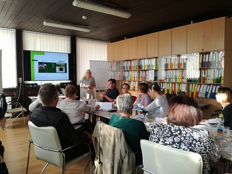 A 2018/2019-es tájházi képzés résztvevői Szentendrén