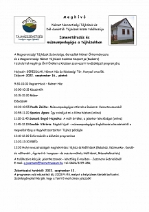 Német Nemzetiségi Tájházak és Dél-dunántúli Tájházak közös találkozója